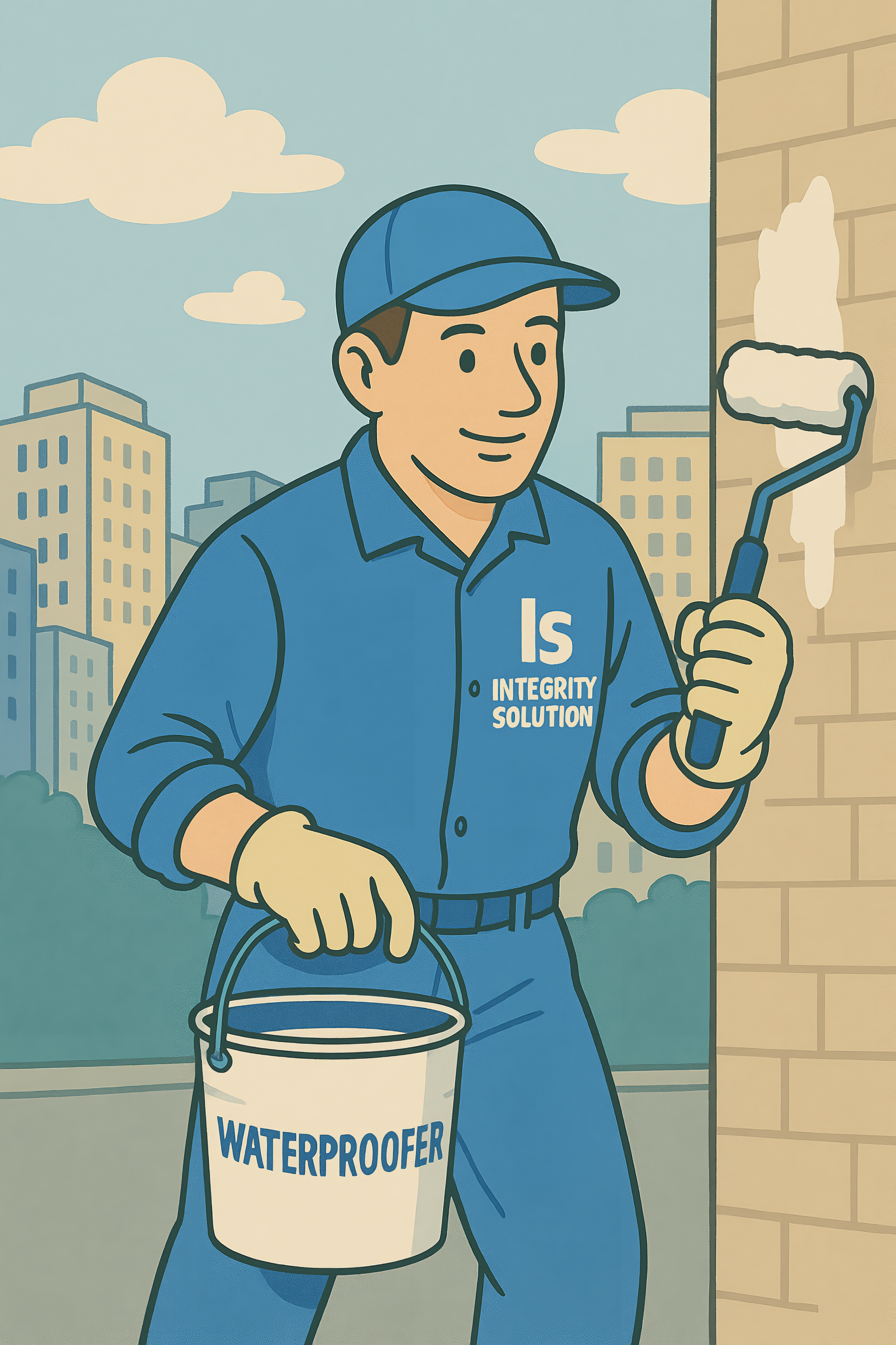 Painting and waterproofing